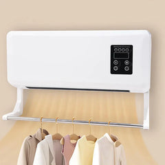 Mini Wall Mounted Air Conditioner (Heat Fan) Portable Air Conditioner Wall Mounted AC Fan with Digital Display