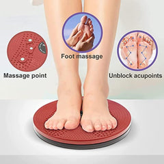 Tummy Twister | Twisting Waist Disc | Waist Trimmer | Fat Burner | Aerobic Exercise Foot Exercise Fitness Twister | Fat Buster | Perfect Home Gym Equipment for Men & Women GenzVybs